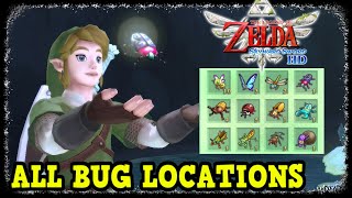 All Bug Locations in Skyward Sword HD (How to Upgrade Potions)
