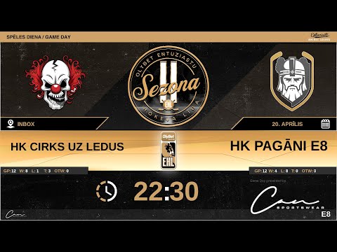 20 04 2022 HK Cirks uz  Ledus - HK Pagāni E8