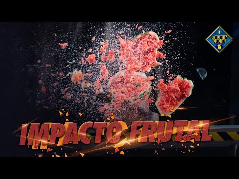NO HACER EN CASA - Impactamos frutas a alta velocidad - Ciencia - El Hormiguero