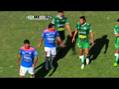 Roja para los dos. Sp. Belgrano 1 - Los Andes 0. Fecha 12. B Nacional 2015. FPT.