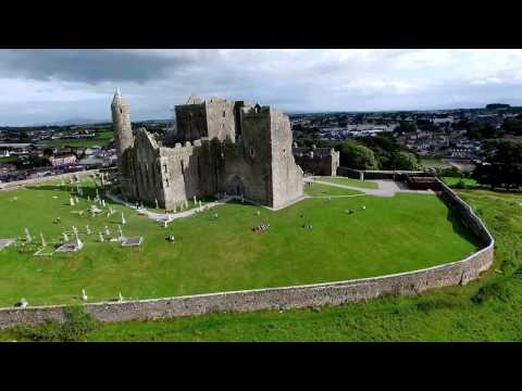 Rock of Cashel - Ireland - filmed by drone