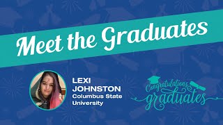 Meet the Graduates – Lexi Johnston