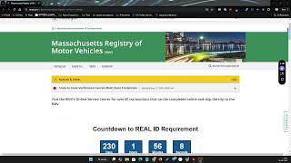 Mass.gov - Massachusetts Registry of Motor Vehicles System