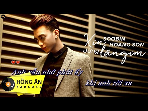 Karaoke Beat Gốc | Xin Đừng Lặng Im - Soobin Hoàng sơn | Tone Nam