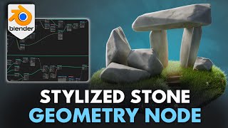 Stylized Stone Geometry Node video thumbnail