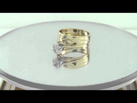 Vintage 0.75CT Round Diamond 14K Yellow Gold Solitaire Ring G-H/I Certified