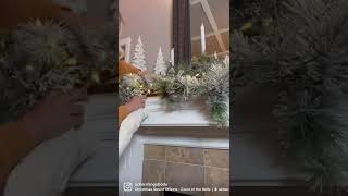 The BEST way to decorate your mantle this holiday season