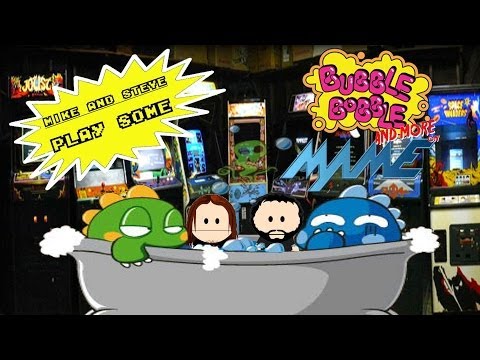 Mike & Steve play Bubble Bobble, Frogger tournament, Caveman Ninja, & Battletoads arcade (Mame)