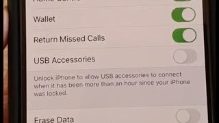 iPhone 11 Pro: How to Enable / Disable USB Accessories on Lock Screen