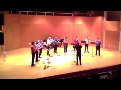 Great Lakes Trombone Ensemble @ 2012 CTS - Nelhybel, Tower Music