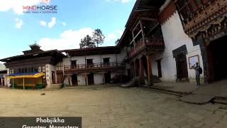 preview picture of video 'Gangteng Phobjikha valley, Bhutan'