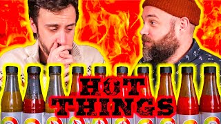 HOT THINGS | Monson Made This Interview + Hot Sauce Challenge |Thoughts on Veganism and 2020 Goals.