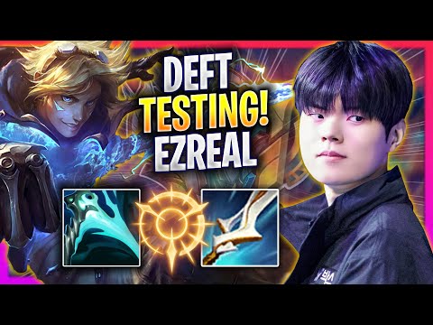 DEFT TESTING EZREAL IN KOREA SOLOQ! - KT Deft Plays Ezreal ADC vs Varus! | Season 2024