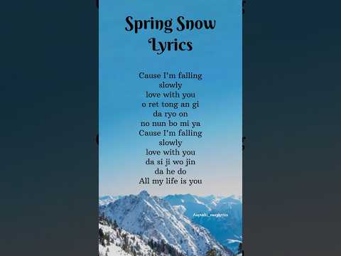 10CM~"Spring Snow" Lyrics #shorts #song #lyrics