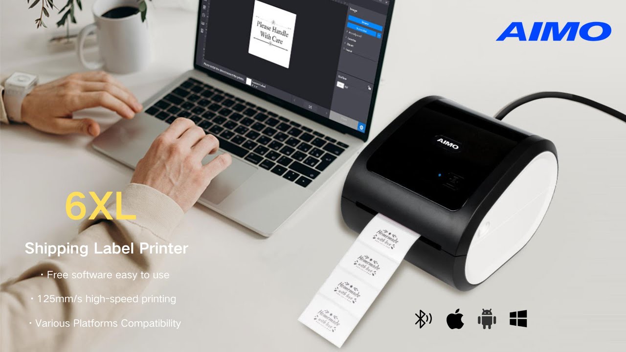Introduction | Teach you how to use the AIMO 6XL shipping printer in 10 seconds 💪