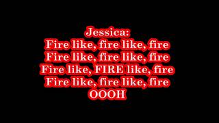 Jessica Simpson - Hot Like Fire (Lyrics)