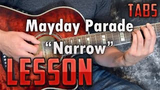 Mayday Parade-Narrow-Guitar Lesson-Tutorial-How to Play-Tabs