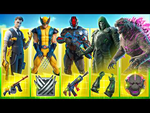 Evolution of All Bosses & Mythic Weapons in Fortnite (Chapter 2 Season 2 - Chapter 6 Season 1)