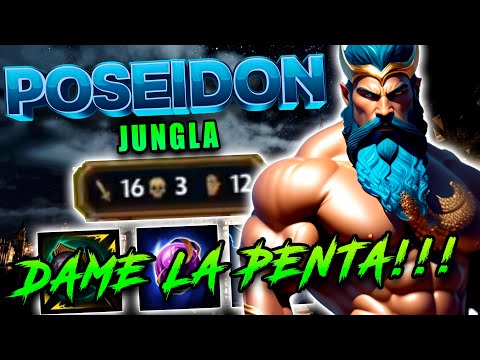 POSEIDON JUNGLA - LA PENTAAAAA!!! - SMITE Master Conquest