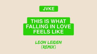 Musik-Video-Miniaturansicht zu This is what falling in love feels like (Leon Leiden Remix) Songtext von JVKE & Leon Leiden