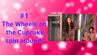 THE WHEELS ON THE CUPCAKE SPIN AROUND!