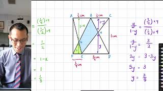 Evaluating an Irregular Area (1 of 3: Similar triangles)