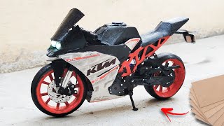 How to make Motorbike Using Only Cardboard  KTM RC