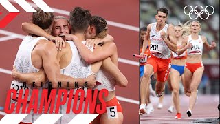 Poland's Epic Victory in the Tokyo 2020 4X400 Mixed Relay!🥇
