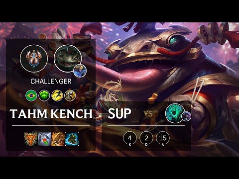 Tahm Kench Support vs Thresh - BR Challenger Patch 10.16