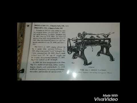 Wheelwright Tools - 1880's Ober Duplicating Lathe for wagon spokes and handles