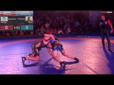 KLZ: Mateusz PISARSKI (AZS AWF) - Marcin MAJKA (AKS Wrestling Team) - FS74