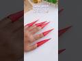 DIY Paper Nails Shorts Art Diy Muktaartandcraft Youtubeshorts