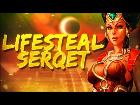 Serqet: I GOT A LIFESTEAL ITEM ON SERQET!?!? - Smite