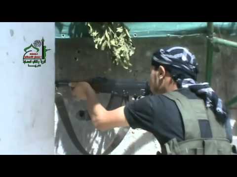 استهداف قوات النظام في مدينة داريا من قبل لواء سعد بن أبي وقاص في محافظة ريف دمشق