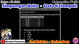 Download Lagu Simpangan Baku - Statistika || Seri Belajar || No 7 || 2022/K12/MW/B2/UK3 || MTK Wajib 12 SMA Thumbnail