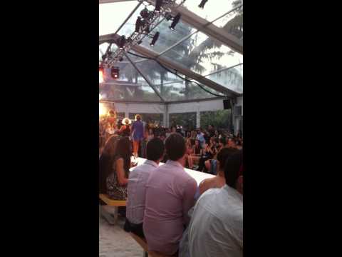 Poko Pano final walk at Mercedes-Benz Fashion Week Swim 2012- Miami Beach