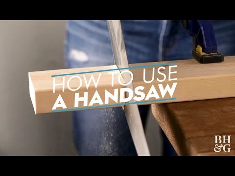 How to Use a Hand Saw