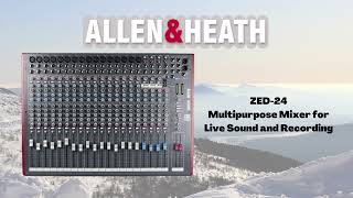 Video thumbnail for Allen and Health ZED 24 Multipurpose Mixer for Live Sound and Recording by Devprosound