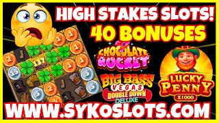 💥EPIC HIGH STAKES ONLINE SLOTS BONUSES EPIC BIG WINS AND BONUS HUNT MAX WINS?💥#bigwin ?