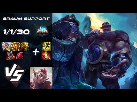 SUPPORT Braum vs Rakan - EU Grandmaster Patch 25.S2.2