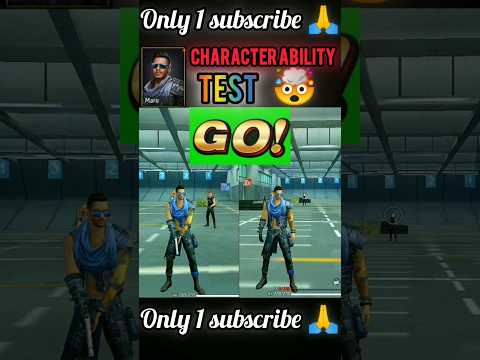 (MARO) Character Ability Test 🔥|| free fire max 🤯 #freefire #ffshorts #gaming