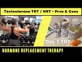 TRT / HRT Hormone Replacement Therapy for Men - Pros & Cons and Real World Results