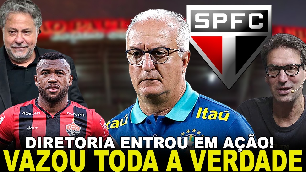 DORIVAL JR GANHA FORÇA NO SP! DIRETORIA ENTRA EM AÇÃO! ZUBELDIA NÃO OPINOU! VAZOU TODA A VERDADE