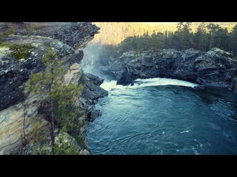 Ridderspranget ravine Drone 4k