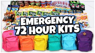 What's INSIDE Our 72 HOUR EMERGENCY BUG OUT Bags (Prepping for a HURRICANE)