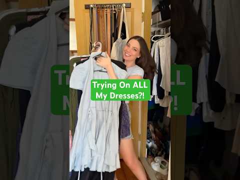 Probándome TODOS Mis Vestidos?!