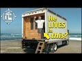 His Secret Beach House Is Inside A Box Truck