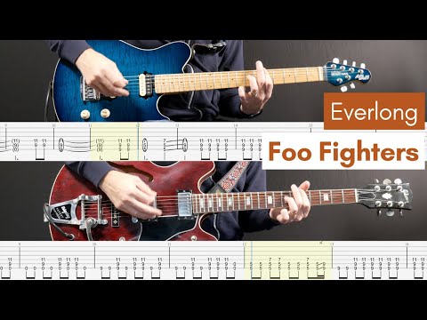 Everlong - Foo Fighters - Learn to Play! (Guitar Cover & Tabs)
