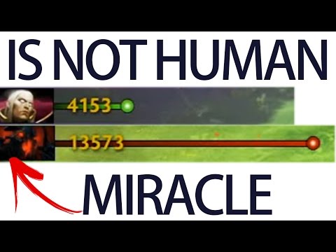 Miracle SF Triple Networth Invoker NOT HUMAN 9K MMR Dota 2