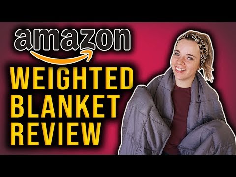 We Tried a $50 WEIGHTED BLANKET! - Panku Weighted Blanket Review